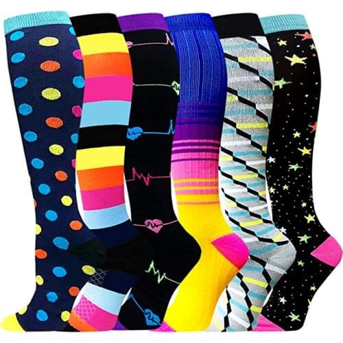 New Arrival Outdoor Sports Compression Golf Stockings Running Basketball Football Socks Anti-swelling Stretch Leg Socks