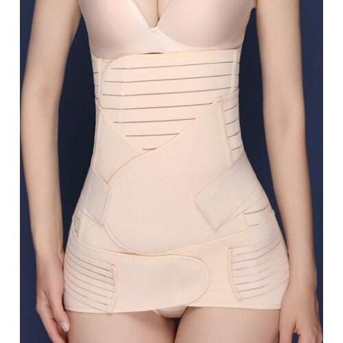 New 3Pieces/Set Maternity Postnatal Belt After Pregnancy bandage Belly Band waist corset Pregnant Women Slim Shapers underwear