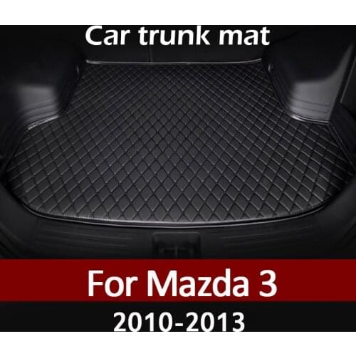MIDOON Car trunk mat for MAZDA 3 2010 2011 2012 2013 cargo liner carpet interior accessories cover