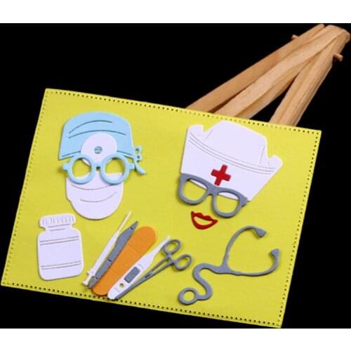 The Nurse Metal Cutting Dies Stencil DIY Scrapbooking Embossing Paper Card R7RC