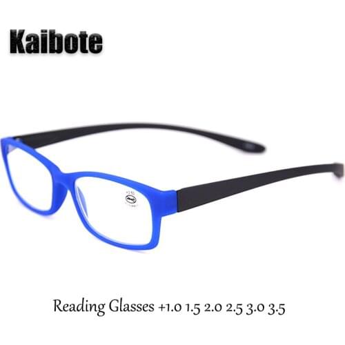 Kaibote E175102 Simple Reading Glasses for Men Women High Quality Eyewear Style Presbyopic Eyeglasses +1.0 1.5 2.0 2.5 3.0 3.5