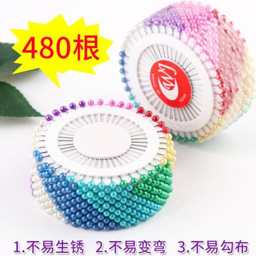 Pearl pin fixing positioning needle clothing vertical cutting large size fixing needlecolor insertin