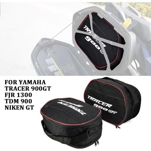 For Pannier Liner TRACER 900GT 2018 2019 and FITS FOR YAMAHA FJR 1300/TDM 900 Motorcycle luggage bags Black free shipping