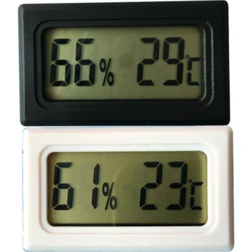 Thermometer Hygrometer Temperature Control Pet Reptile Product Fish Tank Embedded Mini Type Electronic Digital Display