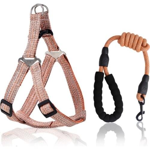 Pet Supplies Pet Chest Strap Set Adjustable Dog Strap Wear-resistant Fashion Simple Leash Set Practical Dogs Pets Accessories