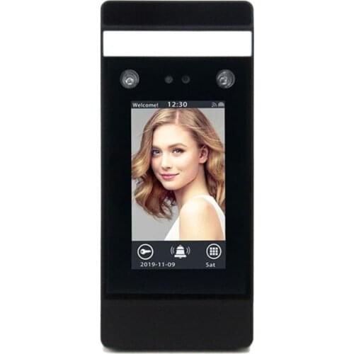 Fast Speed Long Distance Recogintion Facial access control and time attendance machine with 4.3 Inch Touch Screen