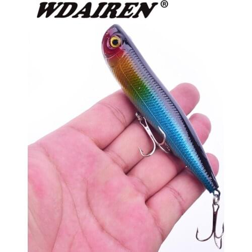 WDAIREN Pencil Fishing Lure 110mm 15g Professional Artificial Hard Bait 3D Natural Eyes Wobblers Crankbait Fishing Tackle FA-325