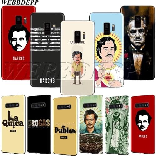WEBBEDEPP Narcos TV Pablo escobar Case for Samsung Note 8 9 10 S6 S7 S8 S9 S10 S10e S20 ultra A71 A51 A81 A91 Lite Edge Plus