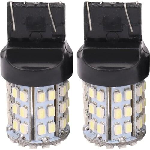 2x T20 7440 7443 64 SMD White 6000K Reverse Brake Tail LED Bulb Light Lamp 12V