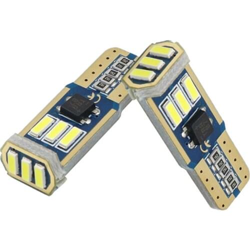 50pcs T10 LED W5W 194 168 Canbus Car Reading Clearance Light Auto License Plate Door Tail Lamp Bulb 9SMD 4014 White Ice Blue 12V