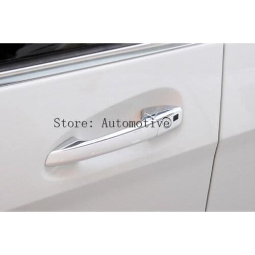 ABS Car Door Handle Cover Trim For Benz A-Class W176 2013-2015 B-Class W246 2012-2015 8pcs