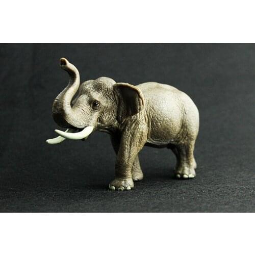 Childs educational toy Simulation Zoo Model Wild Animal Asian Elephant/Africa buffalo/Bengal tiger