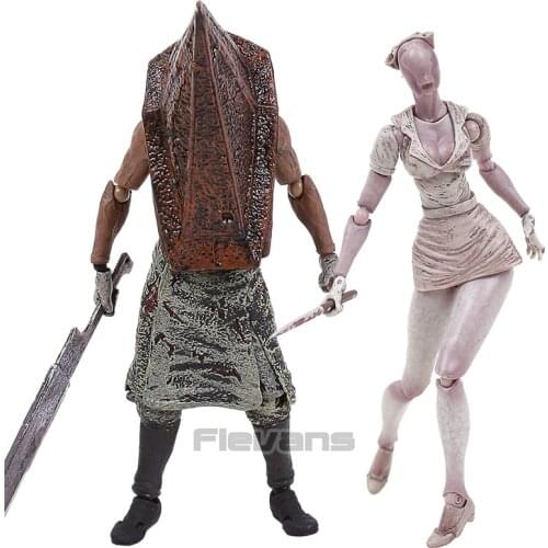 Silent Hill Figma SP055 Red Pyramd Thing / SP061 Bubble Head Nurse Action Figure Collectible Model Toy