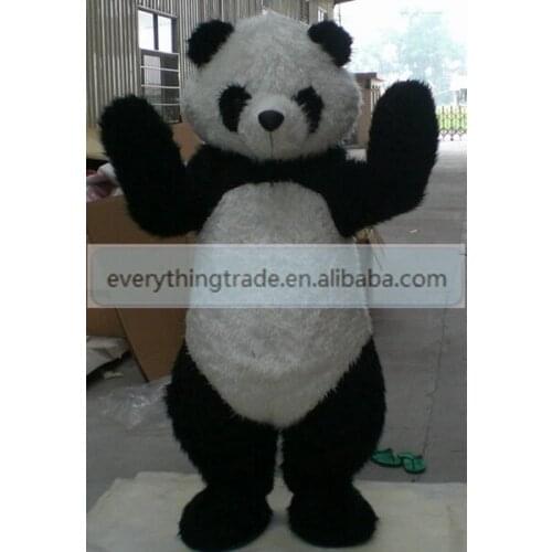 Hot sale Cute Adult lovely big panda mascot fancy dress costumes cartoon party costumes adult size