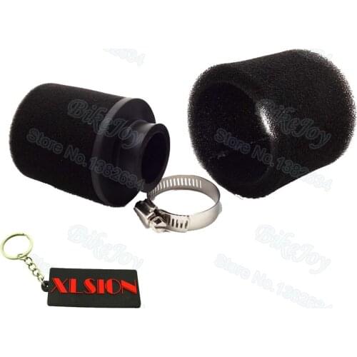 35mm Straight Sponge Air Filter Cleaner Black for 50cc-110cc Pit Dirt Bike ATV Quad Buggy Motor Moped Go Kart Motorcycle