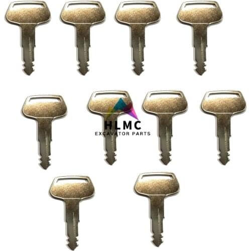 2PCS Sakai Roller Heavy Equipment Key Old Style machines 2820-00002-0 713A ignition key