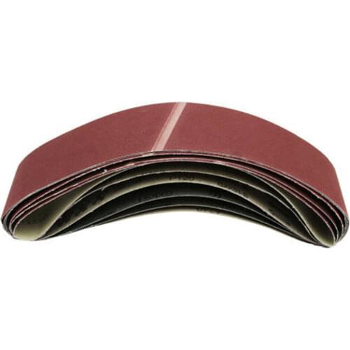 10 pieces 100x915 Sanding Belts Coarse to Fine Grinding Belt Grinder Accessories for Sander Power Rotary Tools