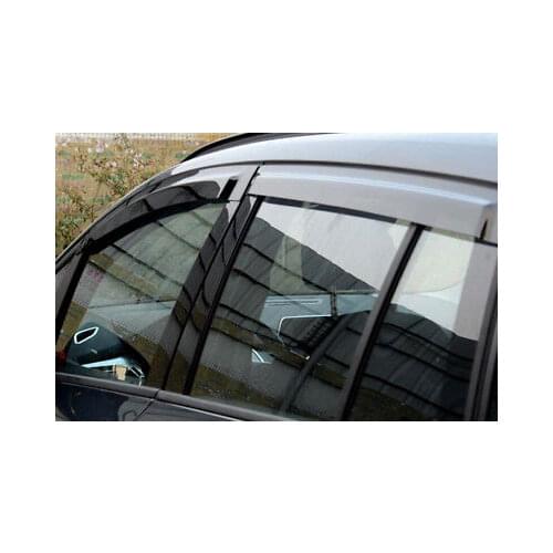 4PCS Plastic Side Window Deflector Trim For BMW 2 Series Active Tourer F45 15-18