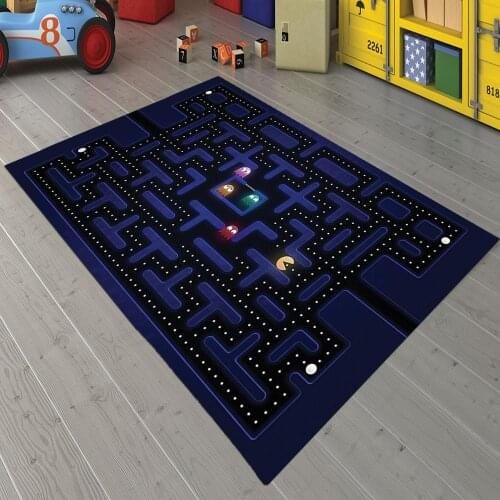 Pacman 2 Non Slip Floor Carpet, Teens Carpet
