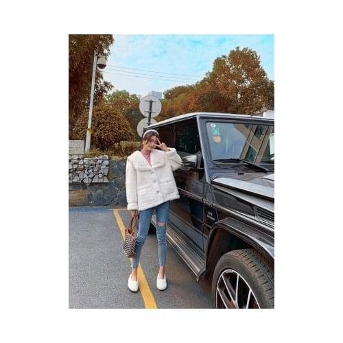 New 2022 Style High-end Fashion Women Faux Fur Coat C4466