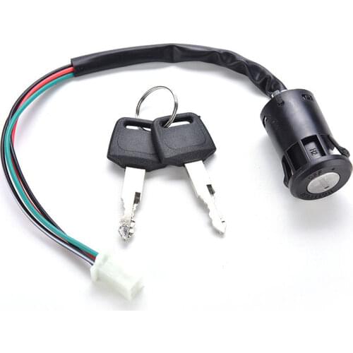 New 1PCS New Ignition Key Switch Universal Motorcycle Ignition Switch Key