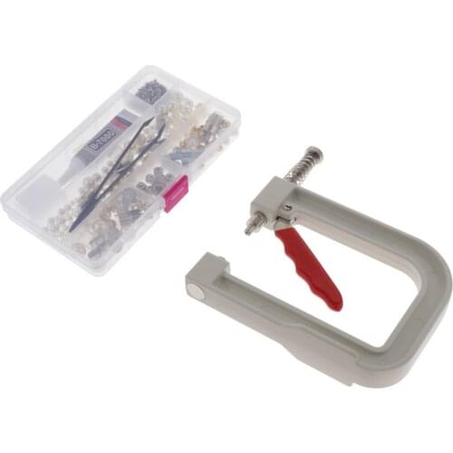 Pearl Attach Machine Beads Hand Press Tools for Sewing Garments Clothes Decors