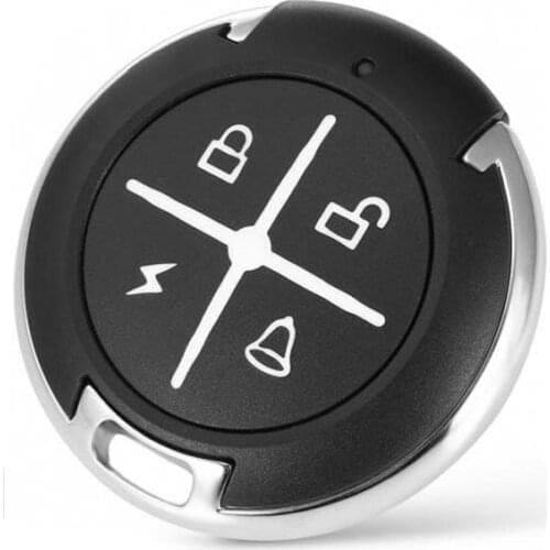 Round Shape Mini 4 buttons Car Remote Controller 433MHz Cloning Remote Control Electric Copy Duplicator Wireless Transmitter