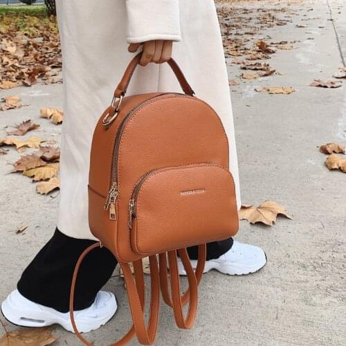 Luxury Brand Mini Backpack Leather Designer Cute Back Pack Women Small Mochilas Para Mujer Travel Bagpack Fashion Bags for Women