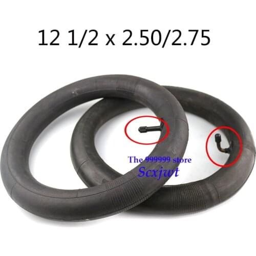 12 1/2X2.50 2.75"butyl inner tube pocket Bike Scooter Moped 49CC Rear/front Tire Innertube 12 1/2X2.50/2.75