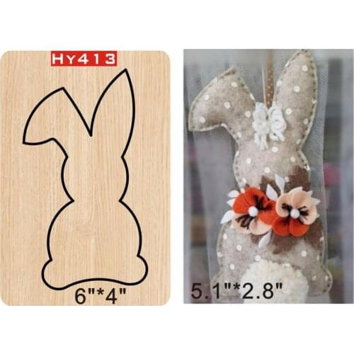 Lovely Rabbit wooden die Cutting Die Suitable for common die-cutting machines in the market