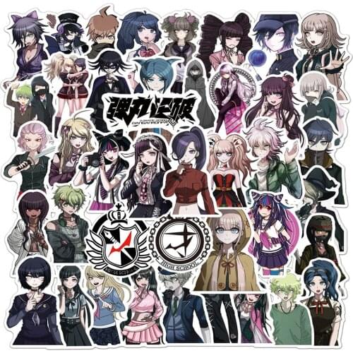 10/30/50PCS Game Danganronpa Stickers Funny Decal Waterproof Fridge Guitar Laptop Motorcycle Travel Luggage Cartoon Kids Sticker