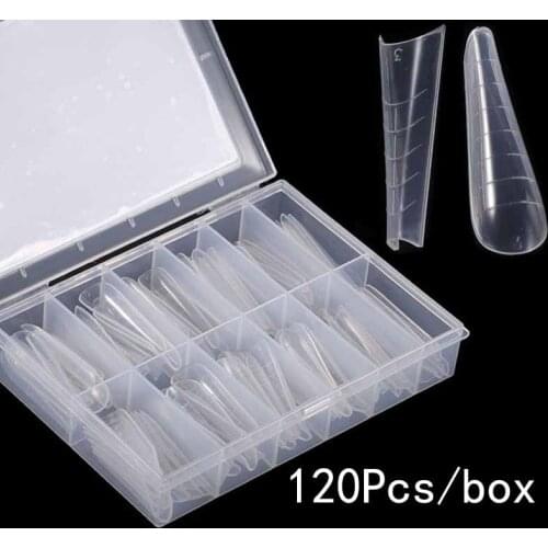 Upper Forms For Nails Nail System 120pcs Quick Building Gel Mold Nail Extension Forms Tips 60pcs Dual Forms