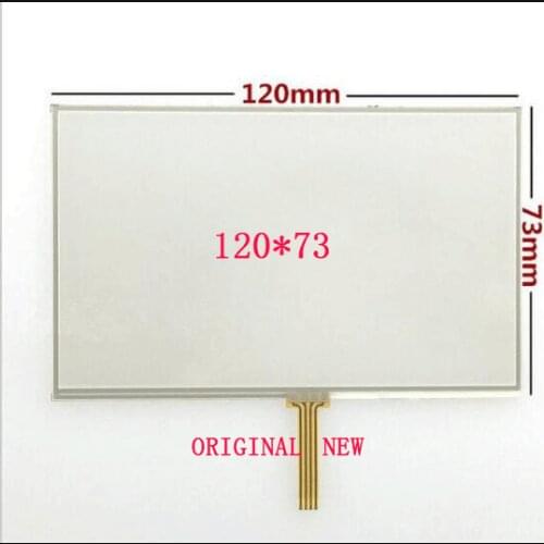 2pcs/lot 5 Inch Touch Screen e Luhang GPS navigator MP4/MP5 handwriting screen HSD050IDW1-A20 screen