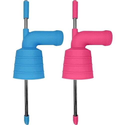 2Pcs Beer Snorkel Drink Dispenser Bong Funnel Fits Cans & Bottles Beer Funnel/Drink Snorkel/Party Bong