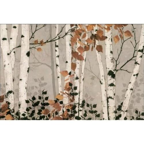 3d murals wallpaper for living room Hand painted forest wallpapers minimalist nature background wall