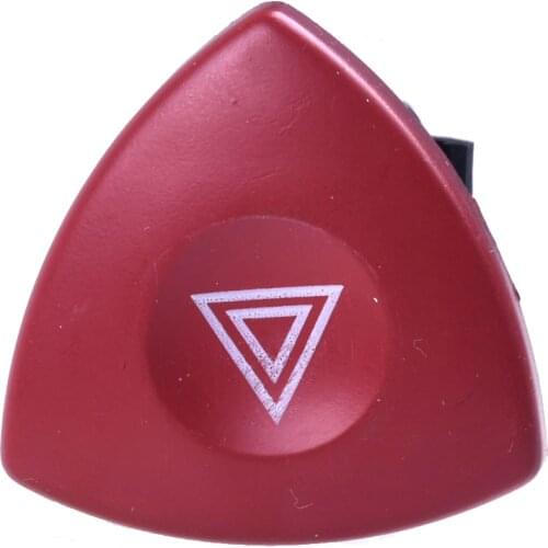 Hazard Warning Light Switch Dash Red Button For Renault Espace Laguna Vauxhall Clio II 4 PIN 93856337