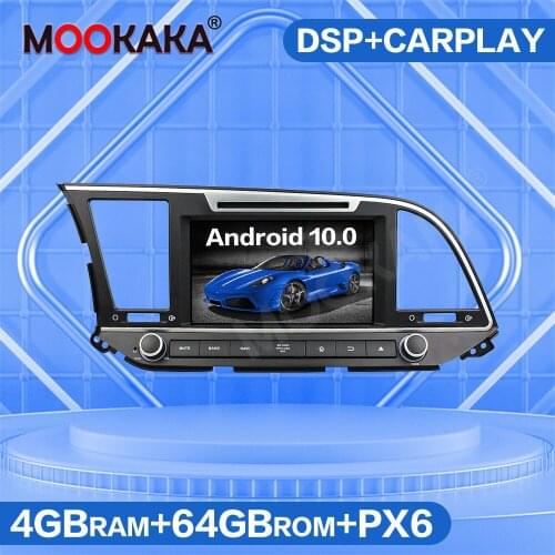 Android 10.0 64GB DSP For Hyundai Elantra 2015-2019 Car Multimedia Stereo Player No DVD Radio GPS Navigation Head Unit Recorder