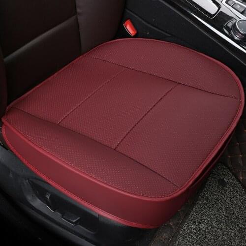 Car Styling Universal Car Seat Cushion Cover Leather Car Front Seat Cover Protector Anti Slip Mat Auto Pad Interior Accessories