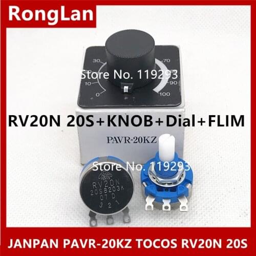 [BELLA]TOCOS RV20N 20S B203K 20K potentiometer imports+KNOB+Dial--5PCS/LOT