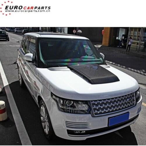 Vogue carbon fiber hood fit for RR Vogue 2013-2016year to HM-style hood scoop, carbon fiber vogue hood