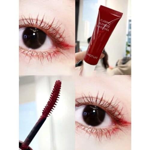 Color Mascara Waterproof and Long-Lasting Fast Dry Black Caramel Green Eyelash Extension Easy to Wear Women Eye Makeup Cosmetics