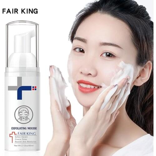 Facial Exfoliating Mousse Peeling Gel Face Scrub Deep Remove Cleaning All Skin Types Smooth Moisturizing Skin Exfoliator TSLM1