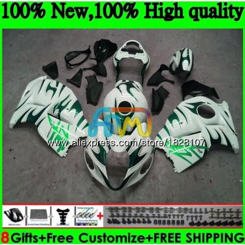GSXR 1300 For SUZUKI Hayabusa GSXR-1300 2002 2003 2004 Green flame 2005 2006 2007 49BS.178 GSXR1300 96 02 03 04 05 06 07 Fairing