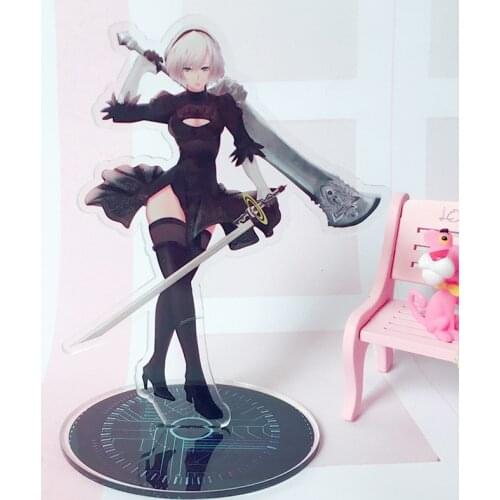 Game NieR: Automata 2B 9S Model Doll Acrylic Stand Doll YoRHa Type B S NieR Character Action Figure for Collection