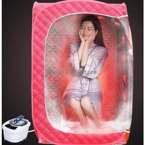 Sweat Box Household Single Body Detoxification Sweat Bath Box Family Style Sweat Sauna Room Steam Bag Fumigation Machine Barrel