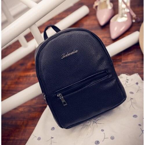 Female Teenager Girls Cute School Bags New Trend Female Backpack Summer Small Women Backpack Candy Color Student School Backpack