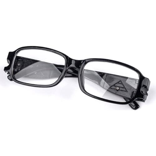 Multifunctional Strength LED Lights Reading Glasses Night Vision Eyeglass With Lamp очки QW
