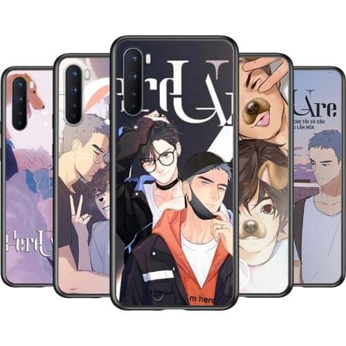 Soft TPU Anime cute boy here u Silicone Cover For OnePlus Nord CE 2 N100 N10 9 9R 8T 8 7T 7 6T 6 5T Pro Black Phone Case