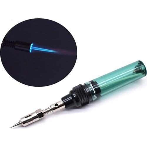 3 in 1 1300 Celsius Butane Gas Welding Iron Welding Pen Burner Torch Tip Tool Electronics Soldering Iron Pen Shaped Cordless