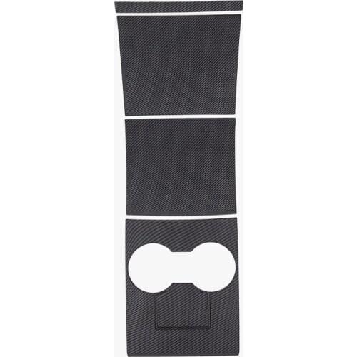 Suitable for Tesla Model 3 armrest box central control panel decoration carbon fiber grain interior modification shell